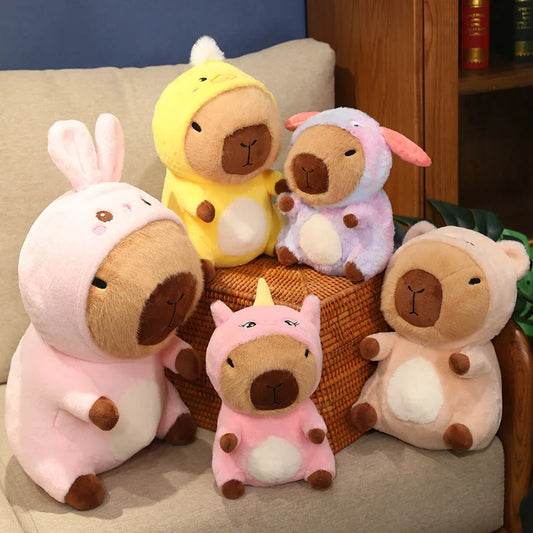 Capybara Cosplay Doggy Bunny Duck Unicorn Bear